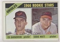 1966 Rookie Stars - Ed Barnowski, Eddie Watt