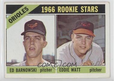 1966 Topps - [Base] #442 - 1966 Rookie Stars - Ed Barnowski, Eddie Watt [COMC RCR Good‑Very Good]