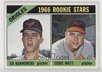 1966 Rookie Stars - Ed Barnowski, Eddie Watt [Good to VG‑EX]