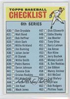 Checklist - 6th Series (456 is R. Sox Rookies)