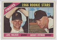 1966 Rookie Stars - Luke Walker, Woodie Fryman
