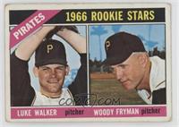 1966 Rookie Stars - Luke Walker, Woodie Fryman [Good to VG‑EX]