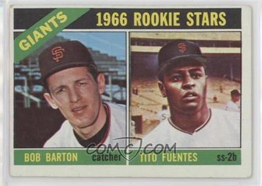 1966 Topps - [Base] #511 - 1966 Rookie Stars - Bob Barton, Tito Fuentes