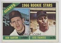 1966 Rookie Stars - Bob Barton, Tito Fuentes
