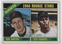 1966 Rookie Stars - Bob Barton, Tito Fuentes [Good to VG‑EX]
