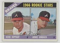 1966 Rookie Stars - Herb Hippauf, Arnie Umbach [Good to VG‑EX]