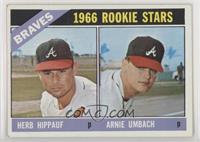 1966 Rookie Stars - Herb Hippauf, Arnie Umbach