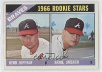 1966 Rookie Stars - Herb Hippauf, Arnie Umbach [Good to VG‑EX]