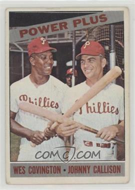 1966 Topps - [Base] #52 - Power Plus (Wes Covington, Johnny Callison) [Poor to Fair]