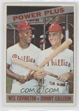 1966 Topps - [Base] #52 - Power Plus (Wes Covington, Johnny Callison) [Poor to Fair]