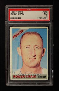 1966 Topps - [Base] #543 - High # - Roger Craig [PSA 7 NM]