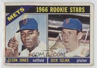1966 Rookie Stars - Cleon Jones, Dick Selma [Poor to Fair]