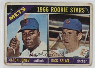 1966 Topps - [Base] #67 - 1966 Rookie Stars - Cleon Jones, Dick Selma [Poor to Fair]