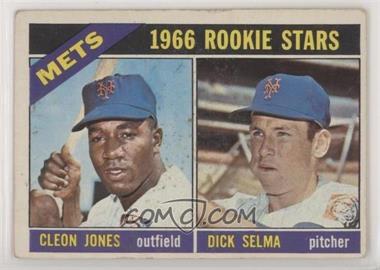 1966 Topps - [Base] #67 - 1966 Rookie Stars - Cleon Jones, Dick Selma [Poor to Fair]