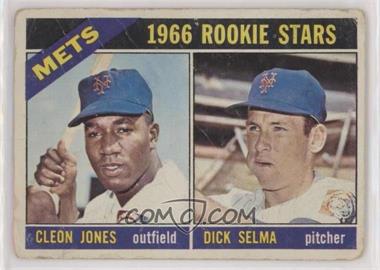 1966 Topps - [Base] #67 - 1966 Rookie Stars - Cleon Jones, Dick Selma [Poor to Fair]