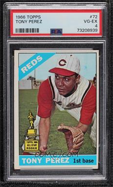 1966 Topps - [Base] #72 - Tony Perez [PSA 4 VG‑EX]