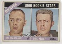 1966 Rookie Stars - Jim Beauchamp, Dick Kelley [Poor to Fair]