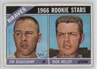 1966 Rookie Stars - Jim Beauchamp, Dick Kelley [Poor to Fair]
