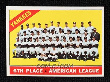 1966 Topps - [Base] #92 - New York Yankees Team [Good to VG‑EX]