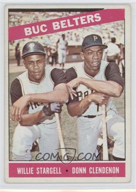 1966 Topps - [Base] #99 - Buc Belters (Willie Stargell, Donn Clendenon)