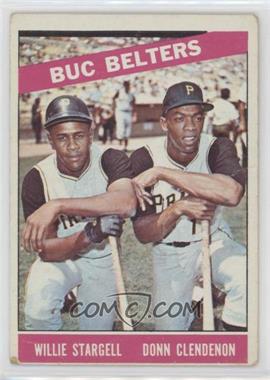 1966 Topps - [Base] #99 - Buc Belters (Willie Stargell, Donn Clendenon) [Good to VG‑EX]