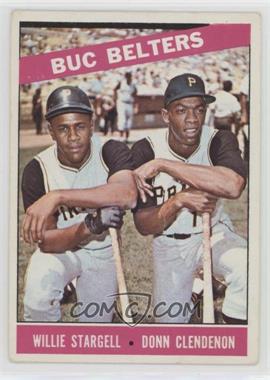 1966 Topps - [Base] #99 - Buc Belters (Willie Stargell, Donn Clendenon)