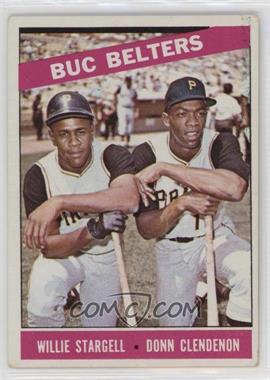 1966 Topps - [Base] #99 - Buc Belters (Willie Stargell, Donn Clendenon)