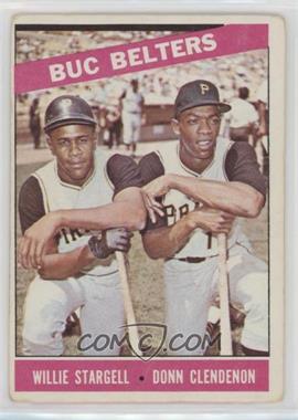 1966 Topps - [Base] #99 - Buc Belters (Willie Stargell, Donn Clendenon) [Good to VG‑EX]