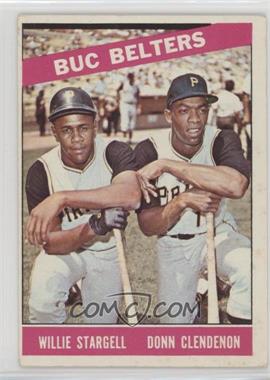 1966 Topps - [Base] #99 - Buc Belters (Willie Stargell, Donn Clendenon) [Good to VG‑EX]