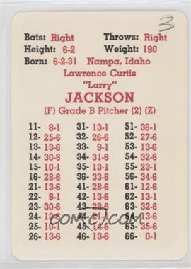 1967 APBA Baseball 1966 Season - [Base] #_LAJA.1 - Larry Jackson [Poor to Fair]