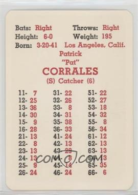 1967 APBA Baseball 1966 Season - [Base] #_PACO - Pat Corrales