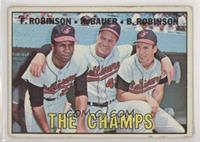 The Champs (Frank Robinson, Hank Bauer, Brooks Robinson) [Poor to Fai…