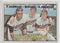 The Champs (Frank Robinson, Hank Bauer, Brooks Robinson) [Good to VG&…