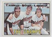 The Champs (Frank Robinson, Hank Bauer, Brooks Robinson)