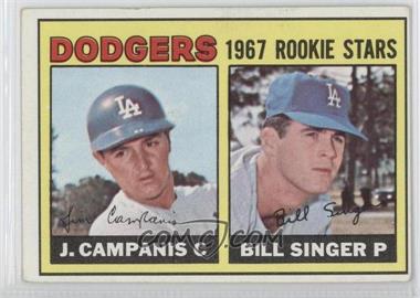 1967 Topps - [Base] #12 - 1967 Rookie Stars - Jimmy Campanis, Bill Singer