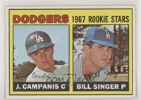 1967 Rookie Stars - Jimmy Campanis, Bill Singer