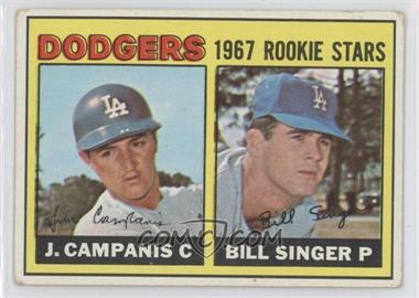 1967 Topps - [Base] #12 - 1967 Rookie Stars - Jimmy Campanis, Bill Singer [Good to VG‑EX]