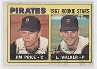 1967 Rookie Stars - Jim Price, Luke Walker