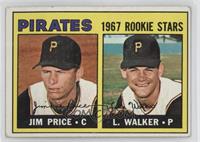 1967 Rookie Stars - Jim Price, Luke Walker [Good to VG‑EX]