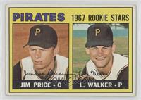 1967 Rookie Stars - Jim Price, Luke Walker [Good to VG‑EX]