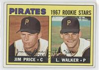 1967 Rookie Stars - Jim Price, Luke Walker [Noted]