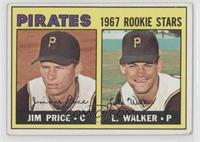 1967 Rookie Stars - Jim Price, Luke Walker