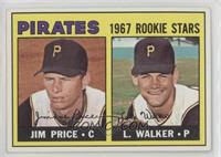 1967 Rookie Stars - Jim Price, Luke Walker