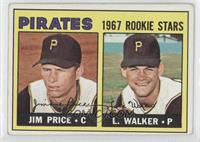 1967 Rookie Stars - Jim Price, Luke Walker [Good to VG‑EX]