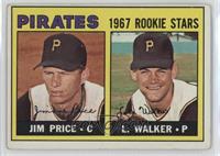 1967 Rookie Stars - Jim Price, Luke Walker