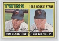 1967 Rookie Stars - Ron Clark, Jim Ollom [Good to VG‑EX]