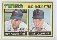 1967 Rookie Stars - Ron Clark, Jim Ollom