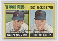 1967 Rookie Stars - Ron Clark, Jim Ollom