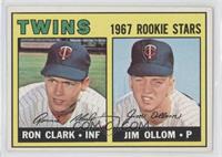 1967 Rookie Stars - Ron Clark, Jim Ollom [Good to VG‑EX]