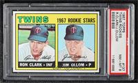 1967 Rookie Stars - Ron Clark, Jim Ollom [PSA 8 NM‑MT]